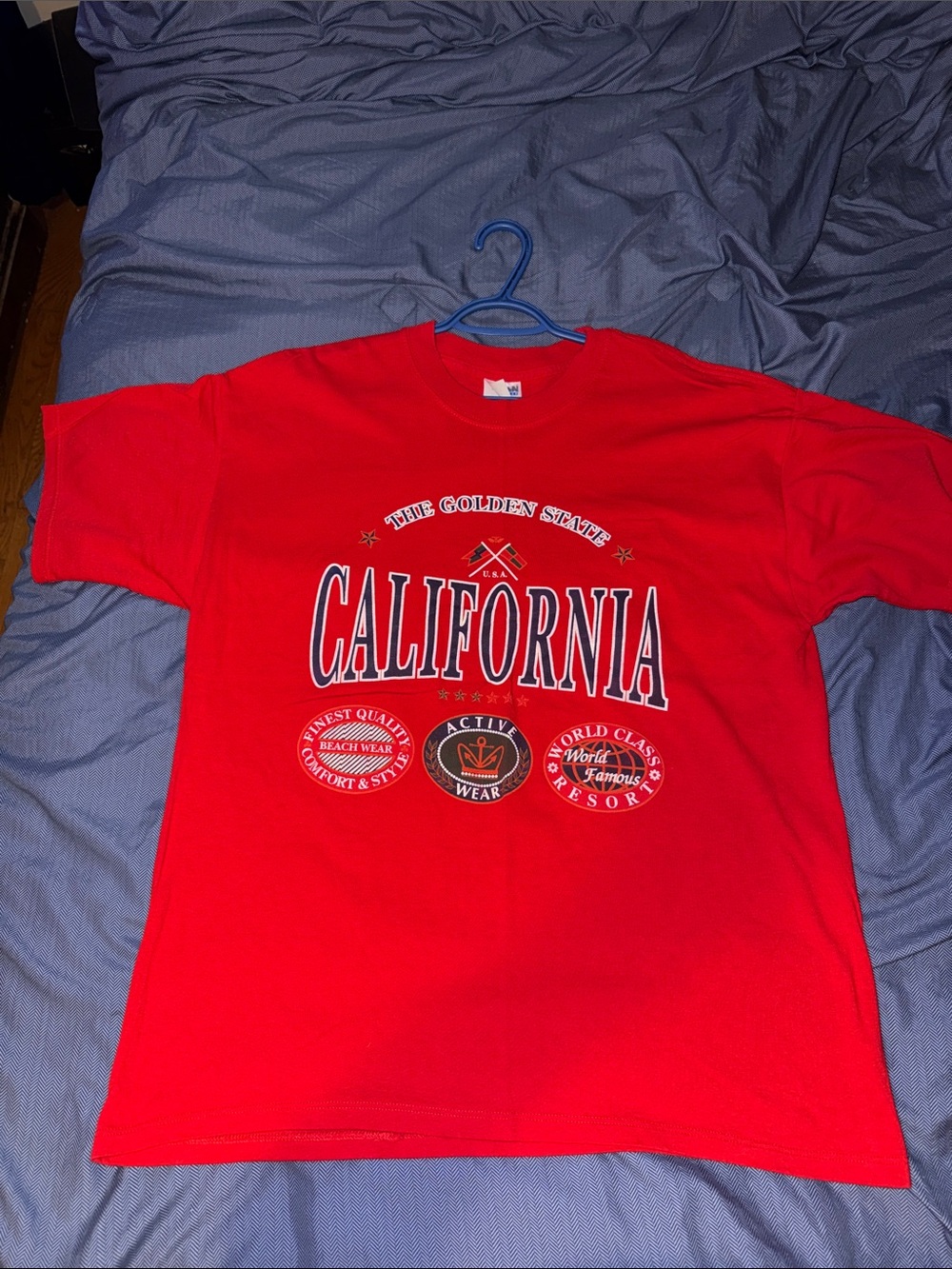 California Graphic Tee - Red